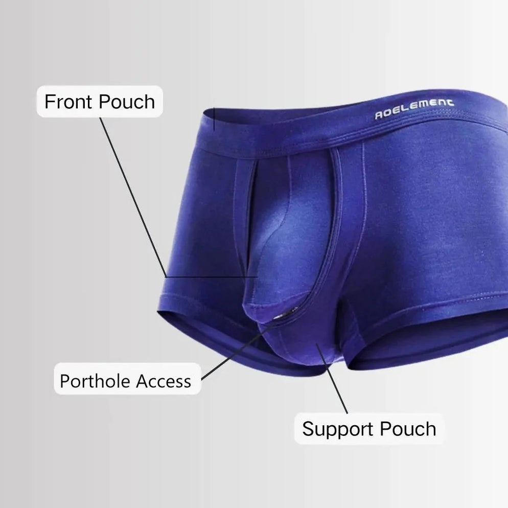 Dual Pouch - Men's Modal Elephant's Trunk (3-Pack) JEWYEE KM 132 ...