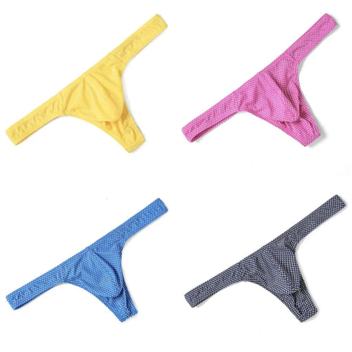 jovati Mens Sexy Underwear for Sex Mens Sexy Underwear Elastic Waistband  Sweat-absorbent Ice-silk Cool Briefs 