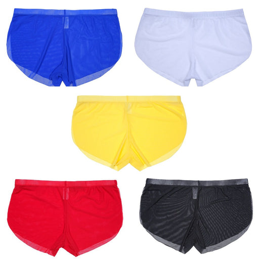 3D Pouch - See-Through Lace Thongs for Men (4-Pack) JEWYEE NYK106 — jewyee .com