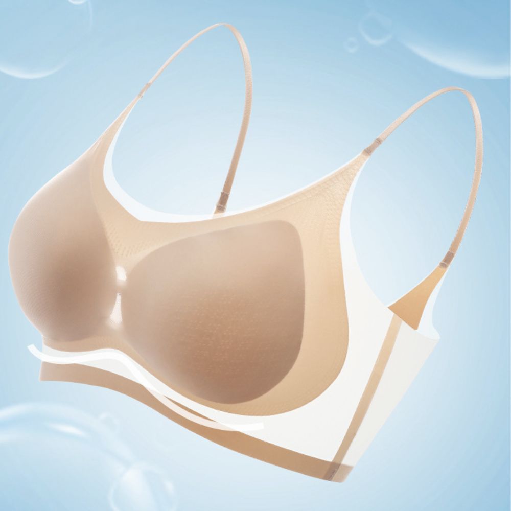 Buy UIECOE Ice Silk Seamless Bras for Lingeires Brasier Mujer Wire