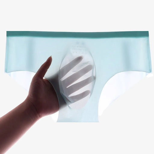 Mesh Ice Silk Panties, Seamless Super Comfy Brief Underwear
