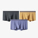 JEWYEE MENS UNDERWEAR. Men's Cotton Trunks with Silk Crotch. Premium Cotton，super soft and breathable.
