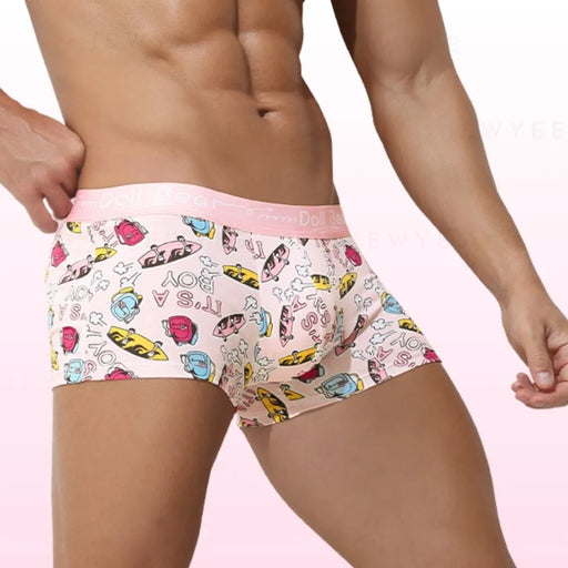 JEWYEE MENS UNDERWEAR Premium Cotton Men’s Trunks Funny Printed Men’s Underwear Colorful Cotton Trunks for Men Humorous Men’s Underwear Designs Comfortable Men’s Trunks with Fun Prints High-Quality Cotton Trunks for Men Men’s Underwear with Colorful Patterns