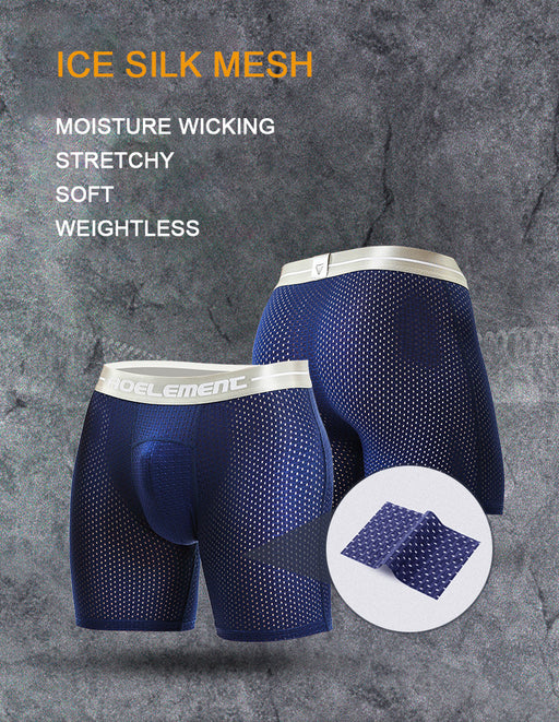 Running Men's Ice Silk Mesh Underpants