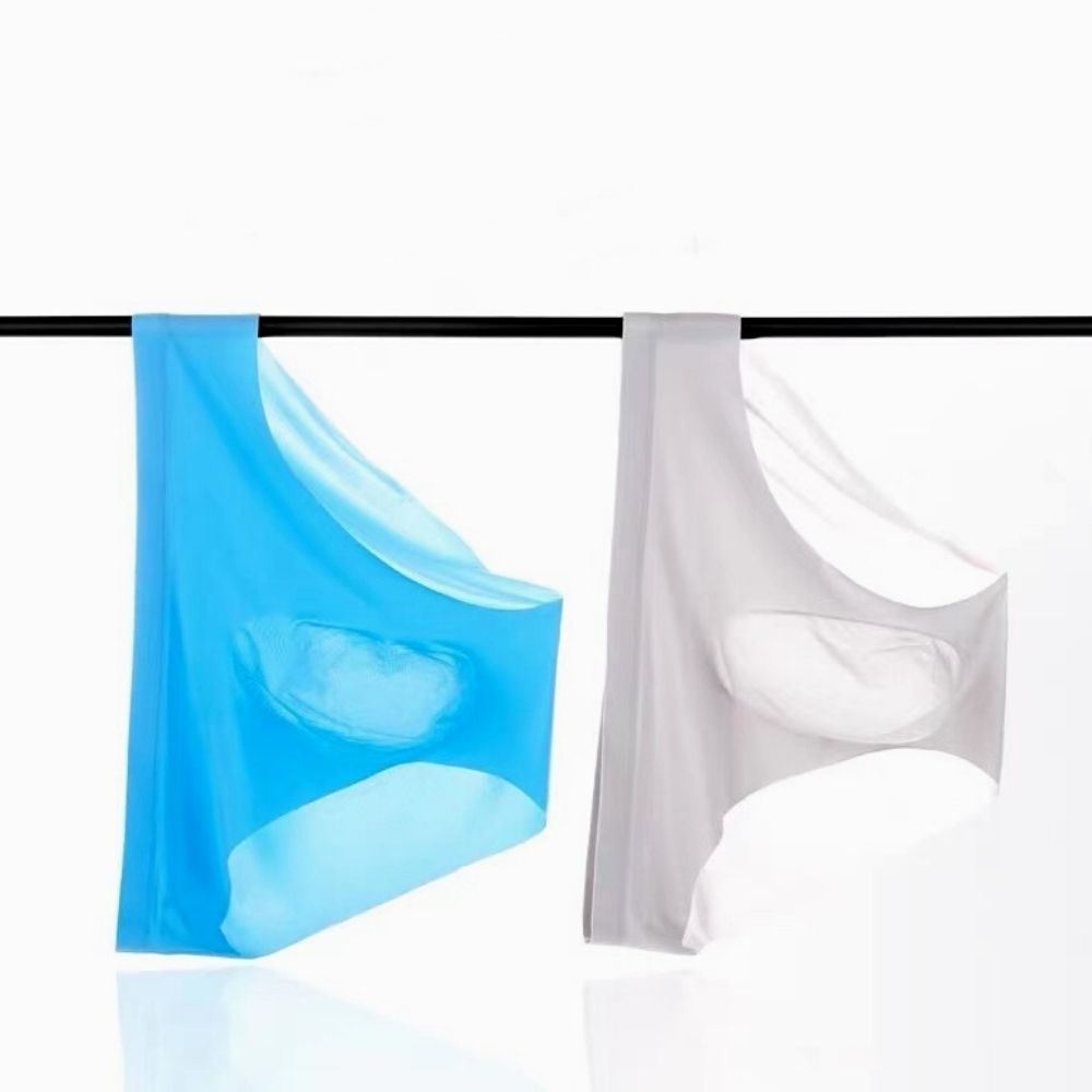 3D Seamless Pouch - Ice Silk Thongs for Men (5-Pack) JEWYEE GX16 —