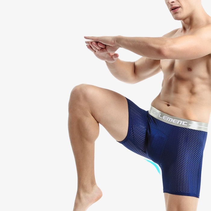 Running Men Ice Silk Mesh Underpants for Men (4-Pack) JEWYEE 194 — jewyee .com