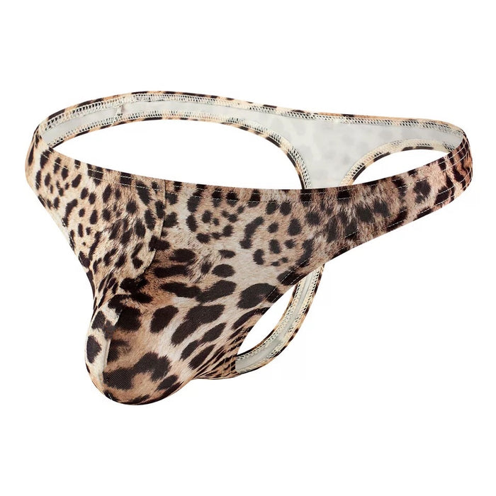 Leopard Print Thongs for Men JEWYEE B205 —